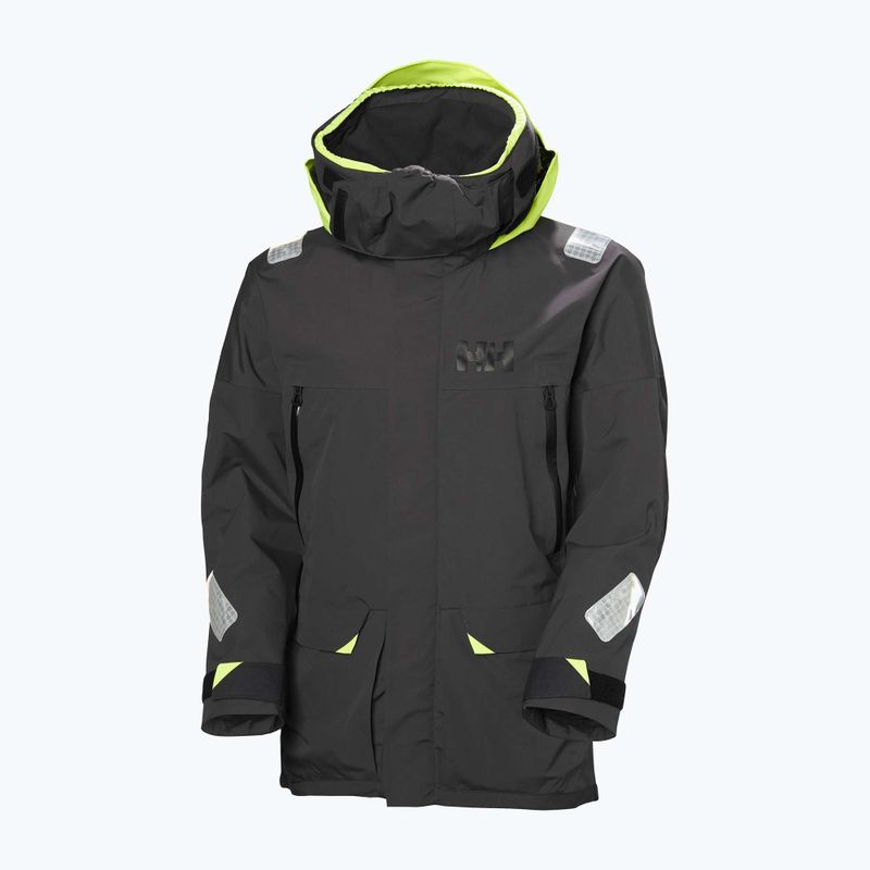 Pánska bunda do dažďa Helly Hansen Skagen Offshore ebony 11
