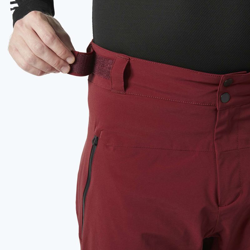Pánske lyžiarske nohavice Helly Hansen Alpha Lifaloft mars red 3