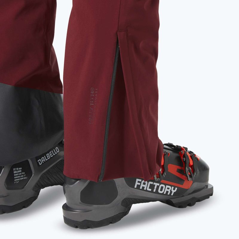 Pánske lyžiarske nohavice Helly Hansen Alpha Lifaloft mars red 5