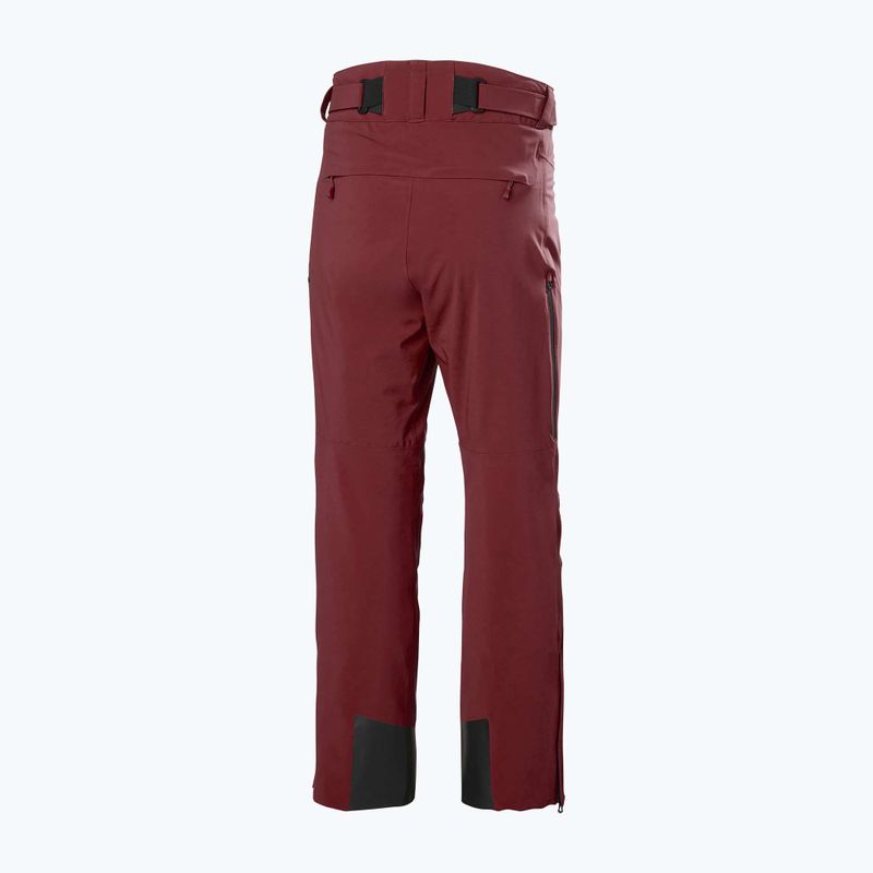Pánske lyžiarske nohavice Helly Hansen Alpha Lifaloft mars red 7