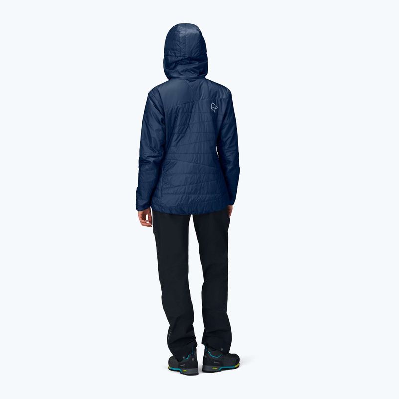 Dámska zateplená bunda NORRONA Faketind Thermo40 Zip Hoodie indigo night 3