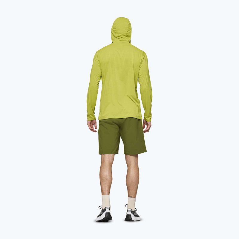 Pánska trekingová mikina NORRONA Femund Tech Hood golden lime 3