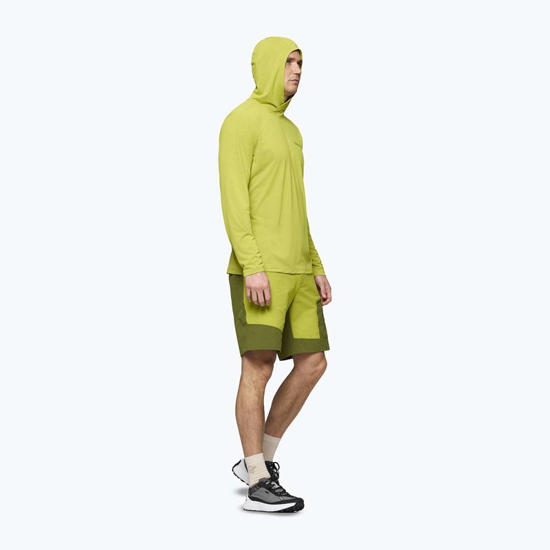 Pánska trekingová mikina NORRONA Femund Tech Hood golden lime 4