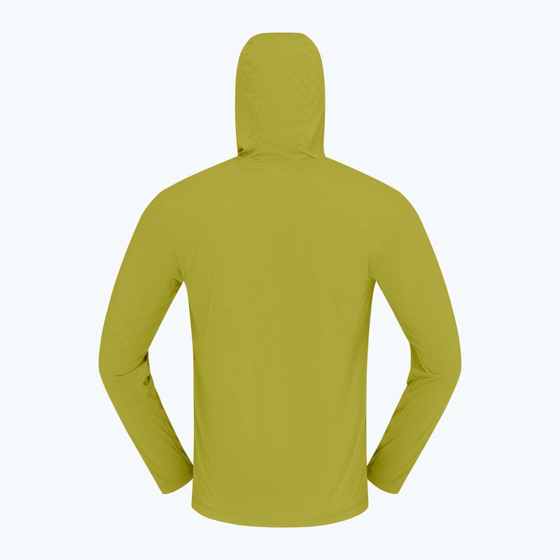 Pánska trekingová mikina NORRONA Femund Tech Hood golden lime 7