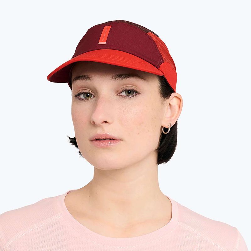 Šiltovka Ciele Athletics FSTCap SC Comp IconicVC crimson red/glade 6