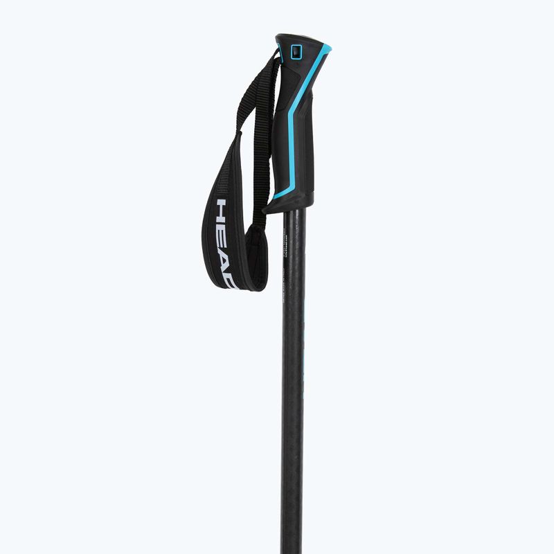 Lyžiarske palice HEAD Frontside carbon black/speed blue 2