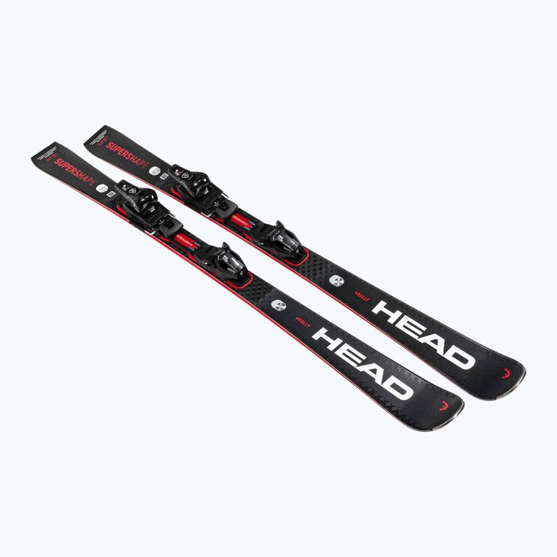 Zjazdové lyže HEAD Supershape e-Rally SW BB-PR + PRD 12 GW black/red 2