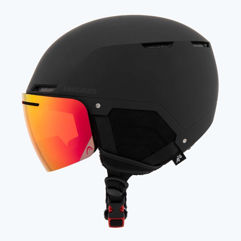Lyžiarska prilba HEAD Cinema Pro black/red yellow 3
