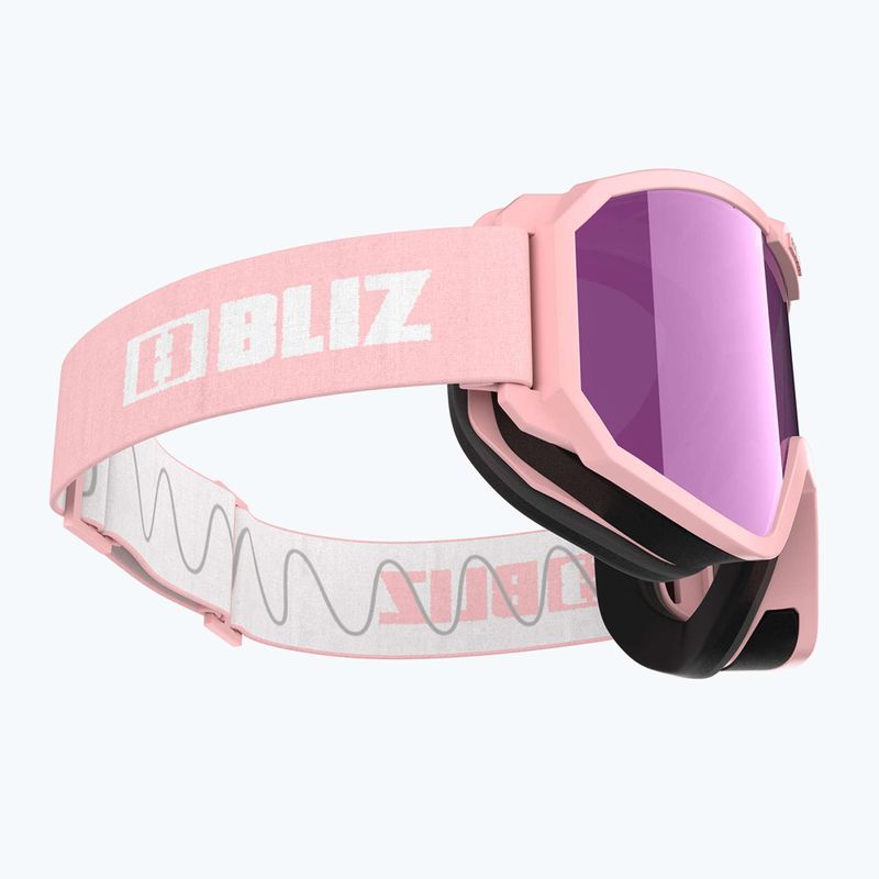 Lyžiarske okuliare Bliz Rave matt powder pink/brown pink multi 5