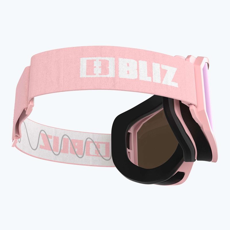Lyžiarske okuliare Bliz Rave matt powder pink/brown pink multi 6