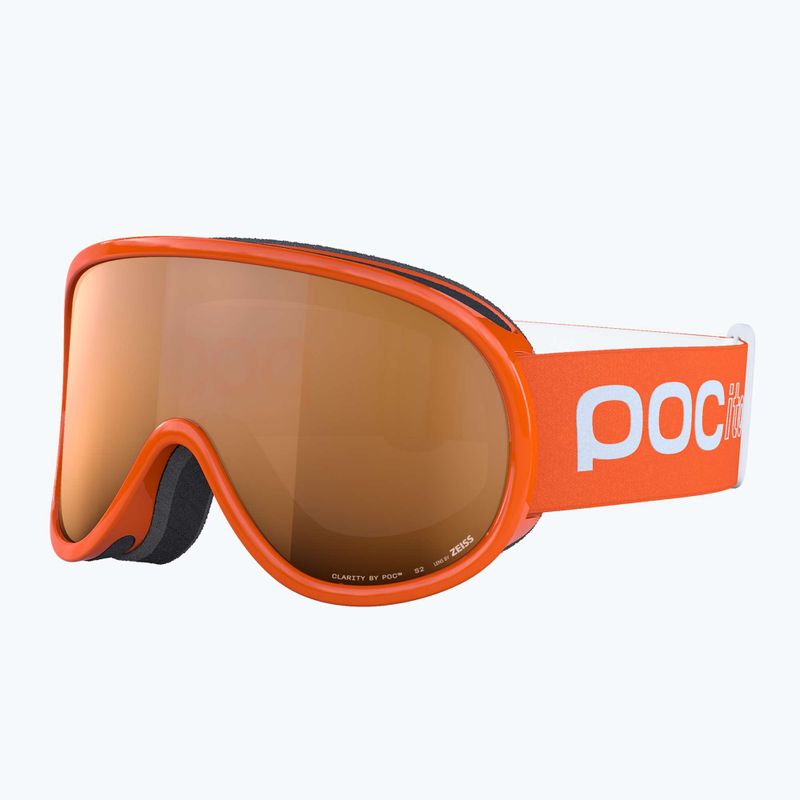 Detské lyžiarske okuliare POC POCito Retina Jr S2 fluorescent orange/partly sunny light orange 6