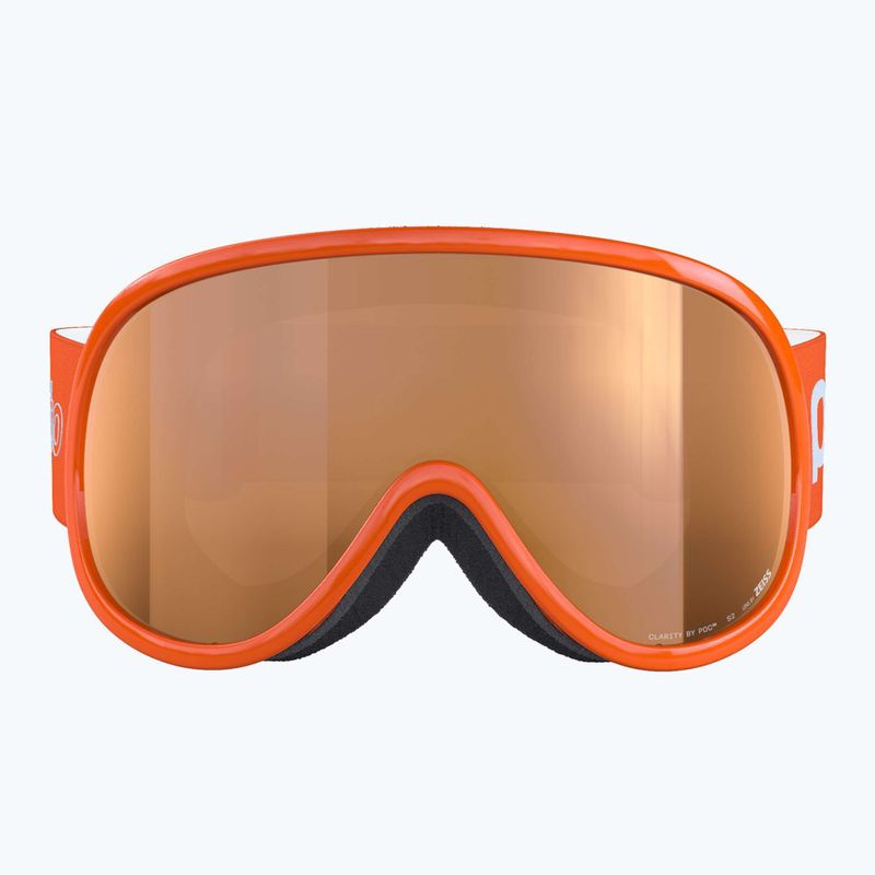 Detské lyžiarske okuliare POC POCito Retina Jr S2 fluorescent orange/partly sunny light orange 7