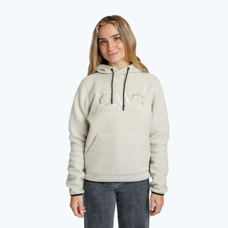 Dámska mikina Colourwear Teddy Hood 2.0 light beige 5