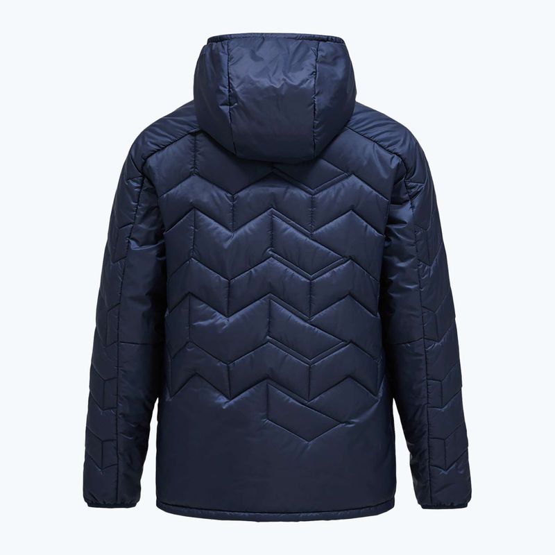 Pánska páperová bunda Peak Performance Elevate Liner Hood blue shadow 6