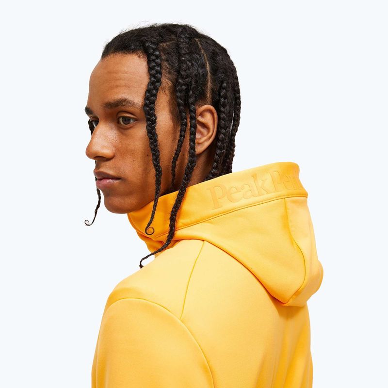 Pánska mikina Peak Performance Rider Tech Zip Hood blazing orange 3
