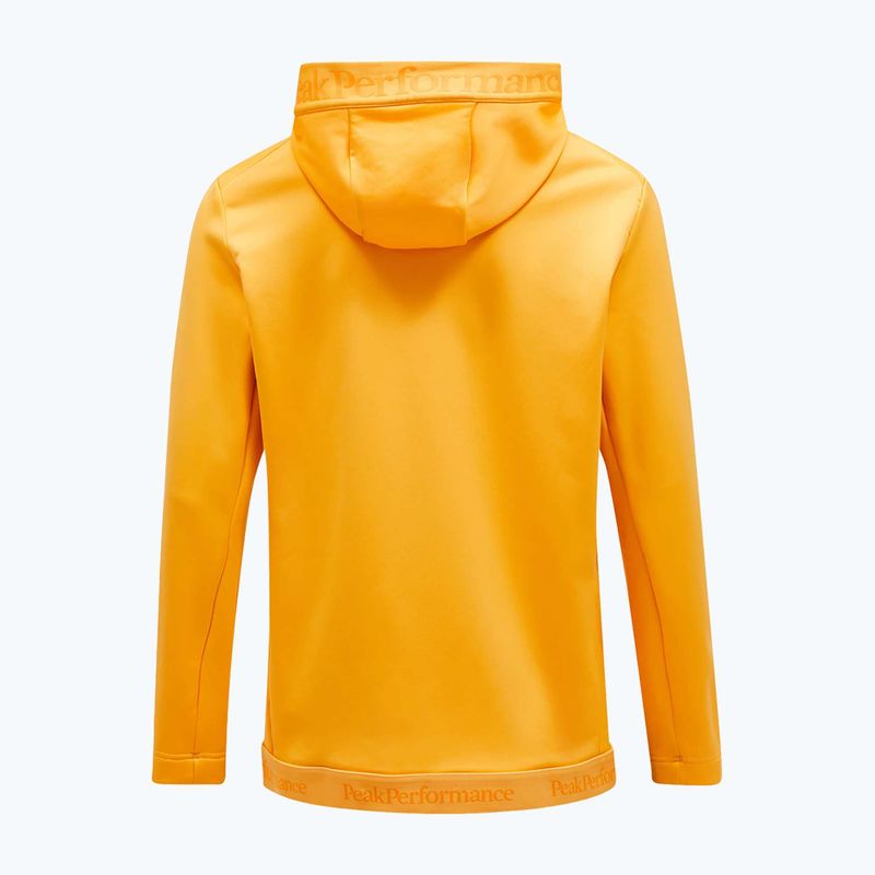Pánska mikina Peak Performance Rider Tech Zip Hood blazing orange 5