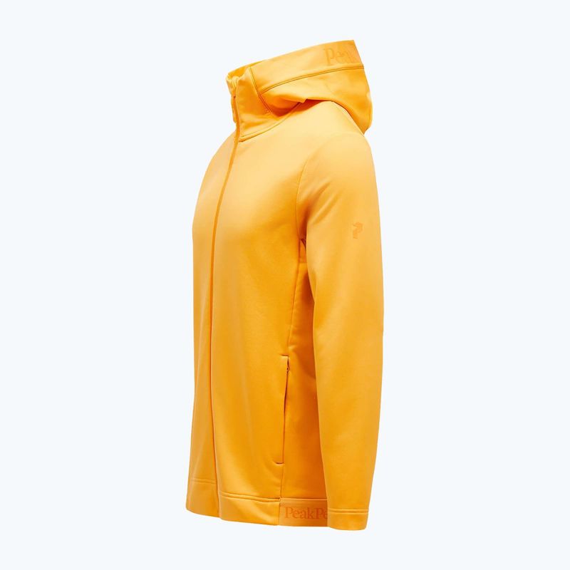 Pánska mikina Peak Performance Rider Tech Zip Hood blazing orange 6