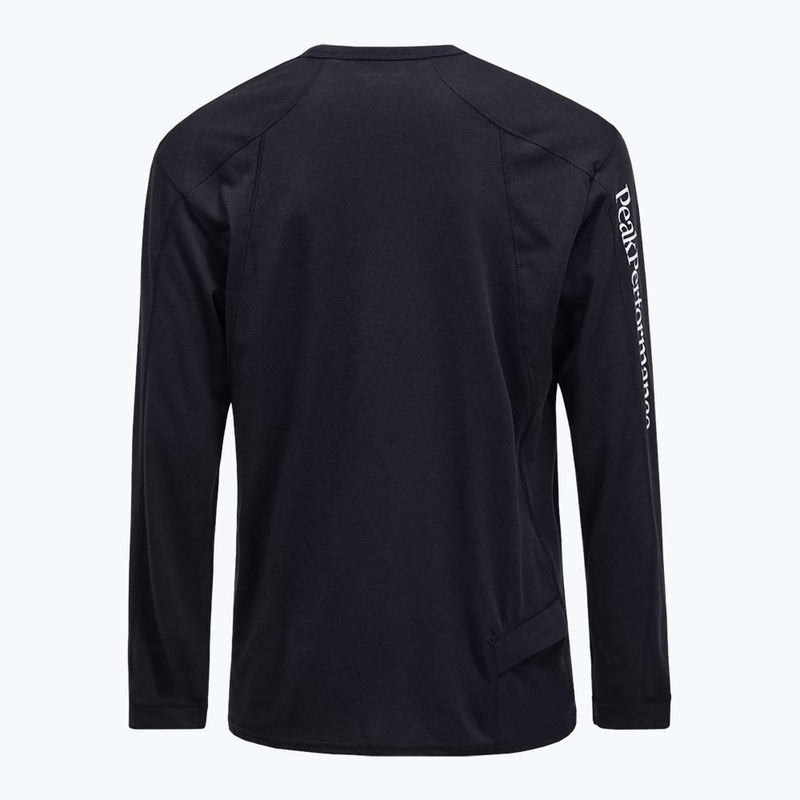 Pánske tričko Peak Performance Trail Wool Blend Longsleeve black 2