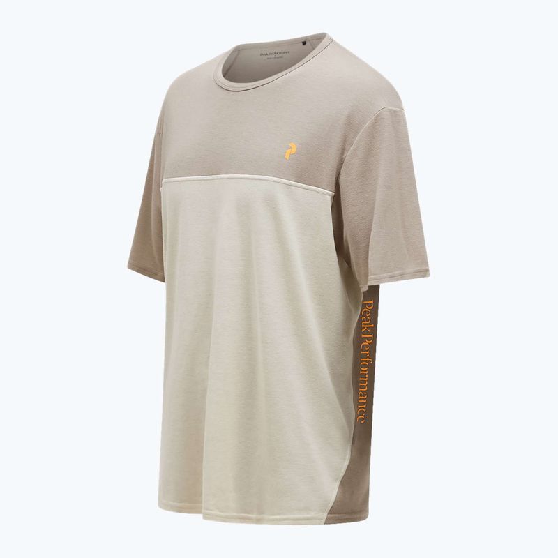 Pánske tričko Peak Performance Trail Wool Blend avid beige/sand fog 3