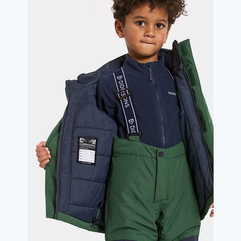 Detská lyžiarska súprava Didriksons Skare pine green 12
