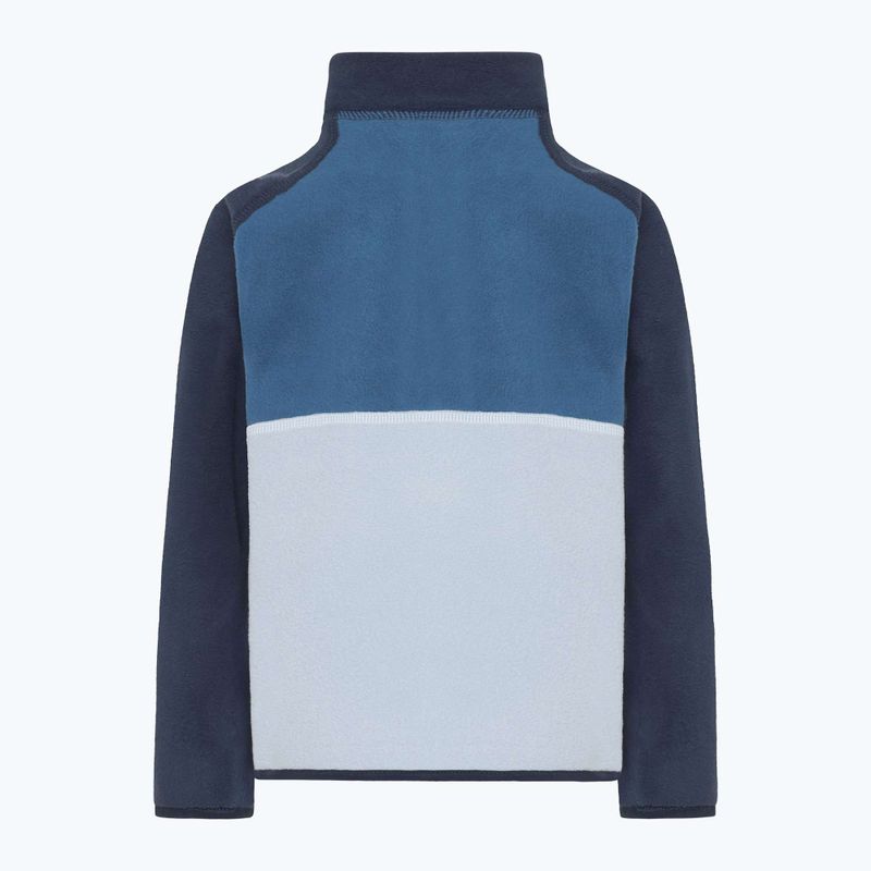 Detská fleecová mikina Didriksons Monte Half Button cloud blue 8