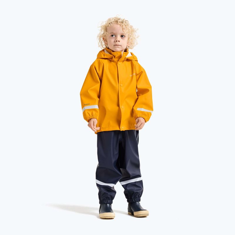 Detská nepremokavá bunda Didriksons Slaskeman oat yellow 2