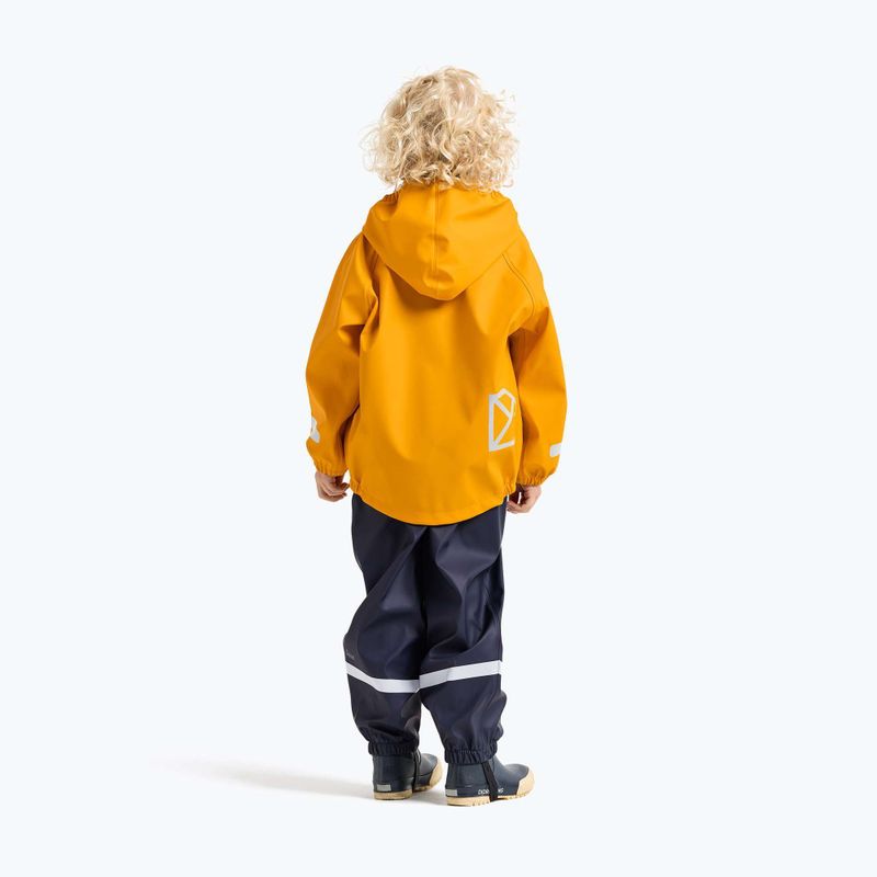 Detská nepremokavá bunda Didriksons Slaskeman oat yellow 3