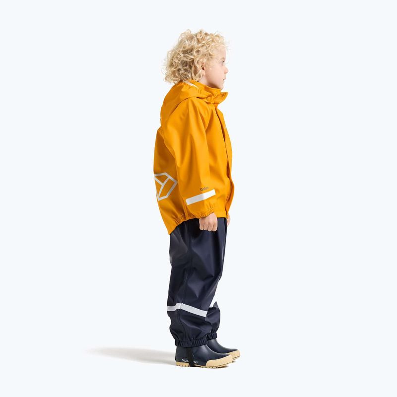 Detská nepremokavá bunda Didriksons Slaskeman oat yellow 4