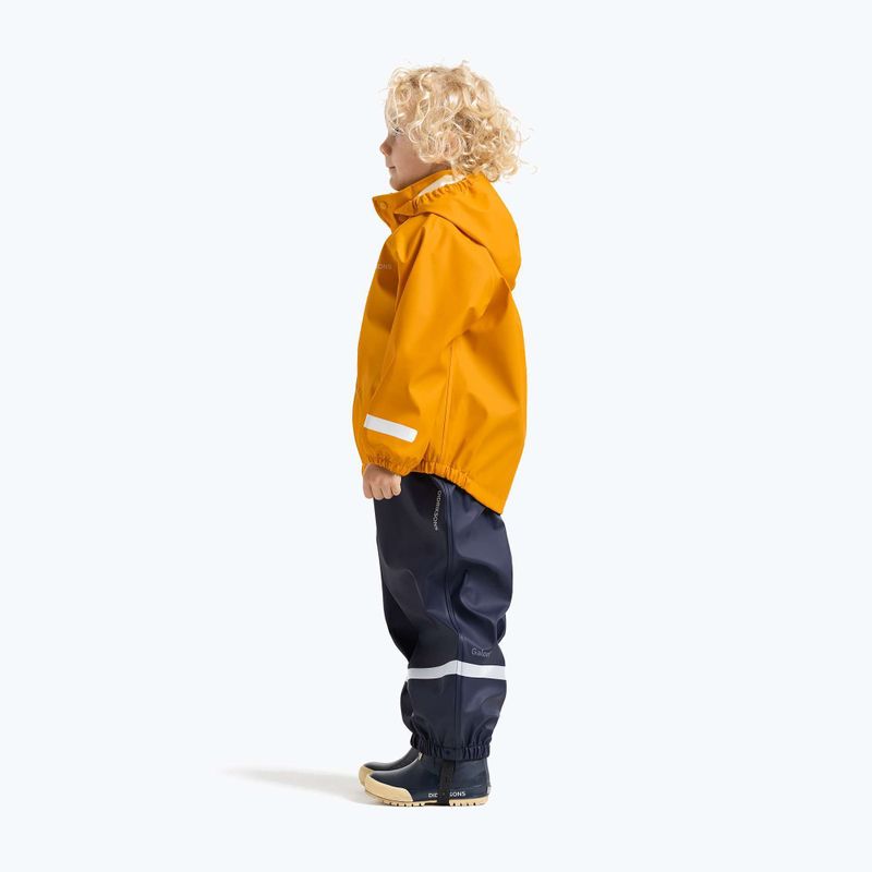 Detská nepremokavá bunda Didriksons Slaskeman oat yellow 5