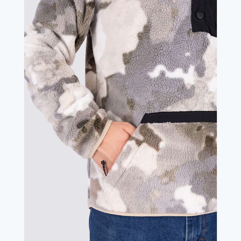 Pánska mikina Colourwear Snap Pile water camo 5