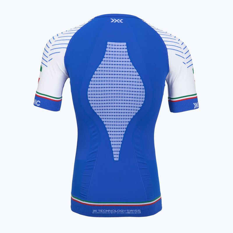 Pánske termo tričko X-Bionic Invent 4.0 Patriot Running Shirt blue 2