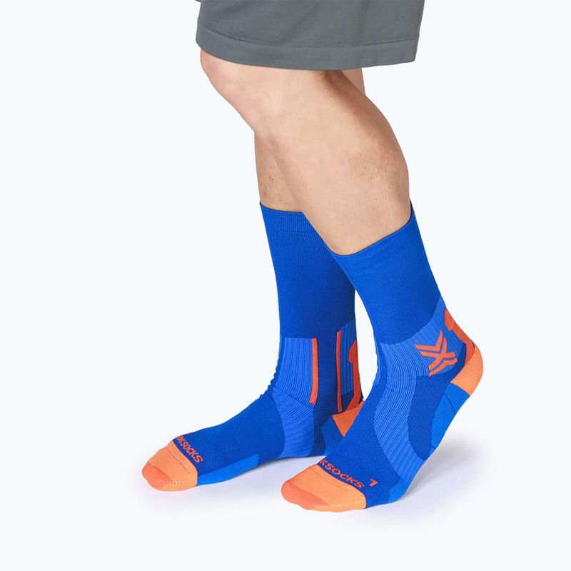 Ponožky X-Socks Run Perform Warm Crew twyce blue/orange 6