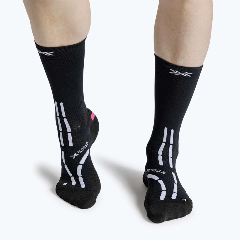 Ponožky X-Socks Trail Anatomix Crew x black/x white 2