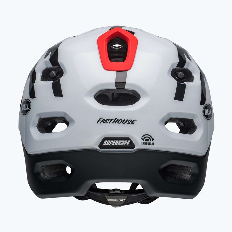 Cyklistická prilba Bell FF Super DH MIPS Spherical fasthouse matte gloss black/white 5