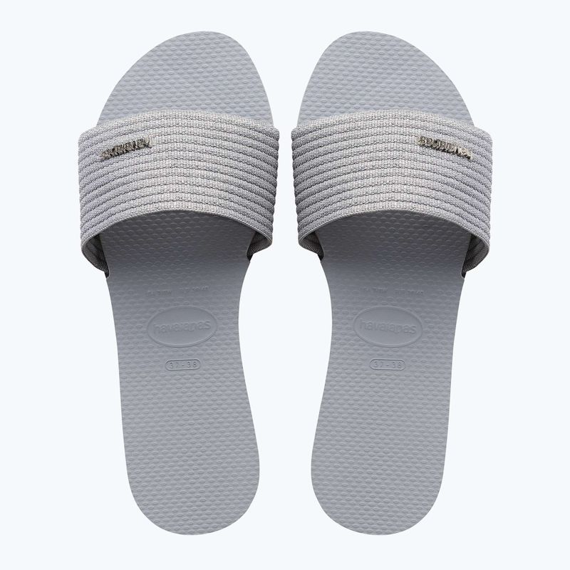 Dámske žabky Havaianas You Malta Metallic ice grey 10