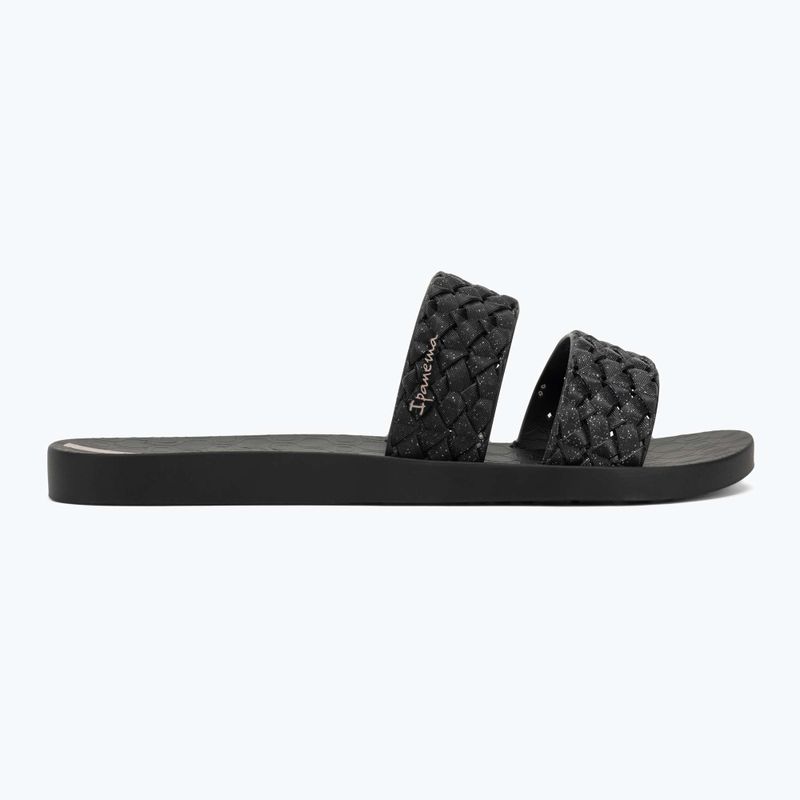 Dámske nazúvaky Ipanema Renda II black/glitter black 2