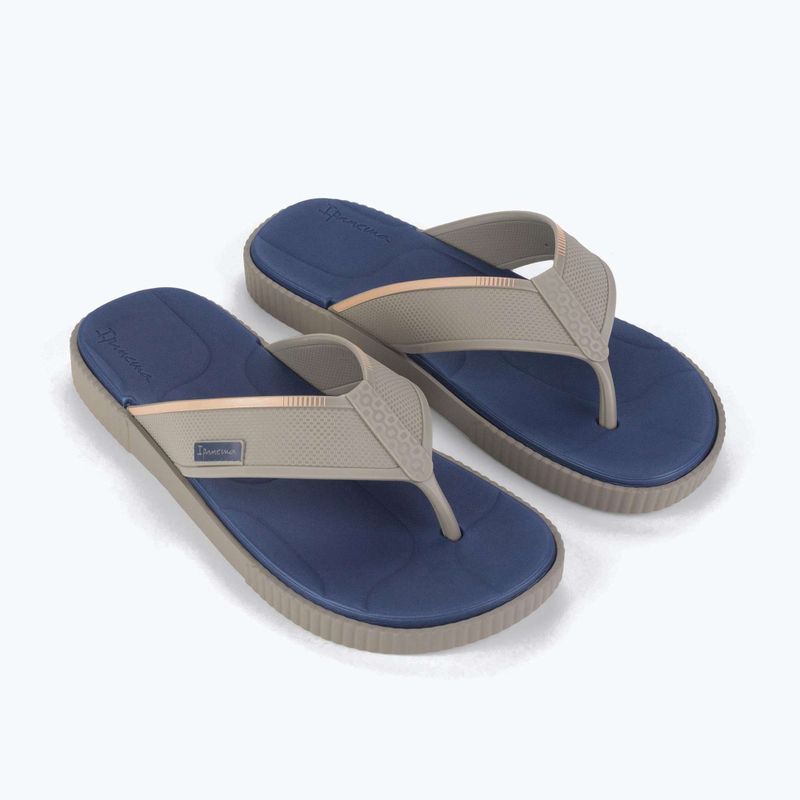 Pánske žabky Ipanema Vintage sivé / sivé / modré 8
