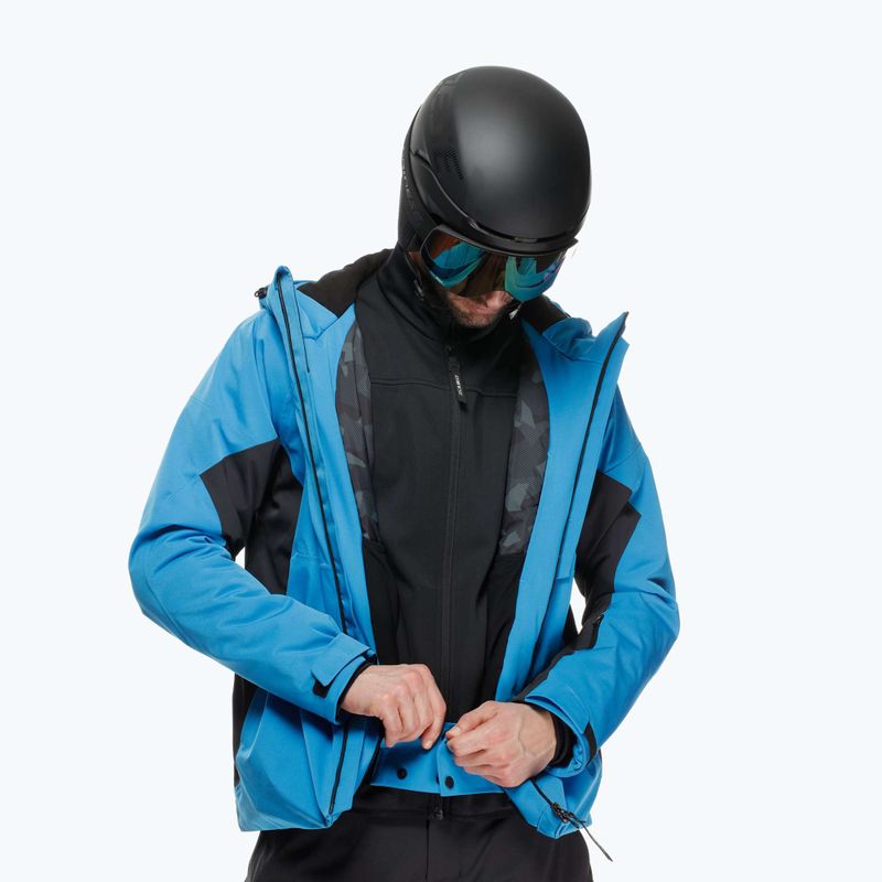 Pánska lyžiarska bunda Dainese Etra Aerosense Dry Core Ready blue/stretch limo 7