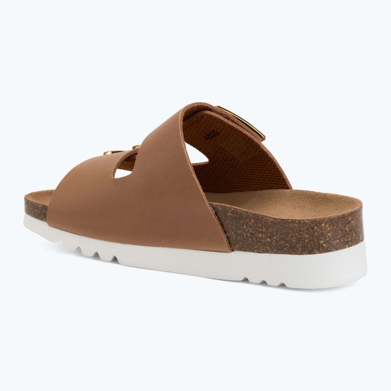 Dámske šľapky Scholl Montery 2 Straps Ad Med cognac 3