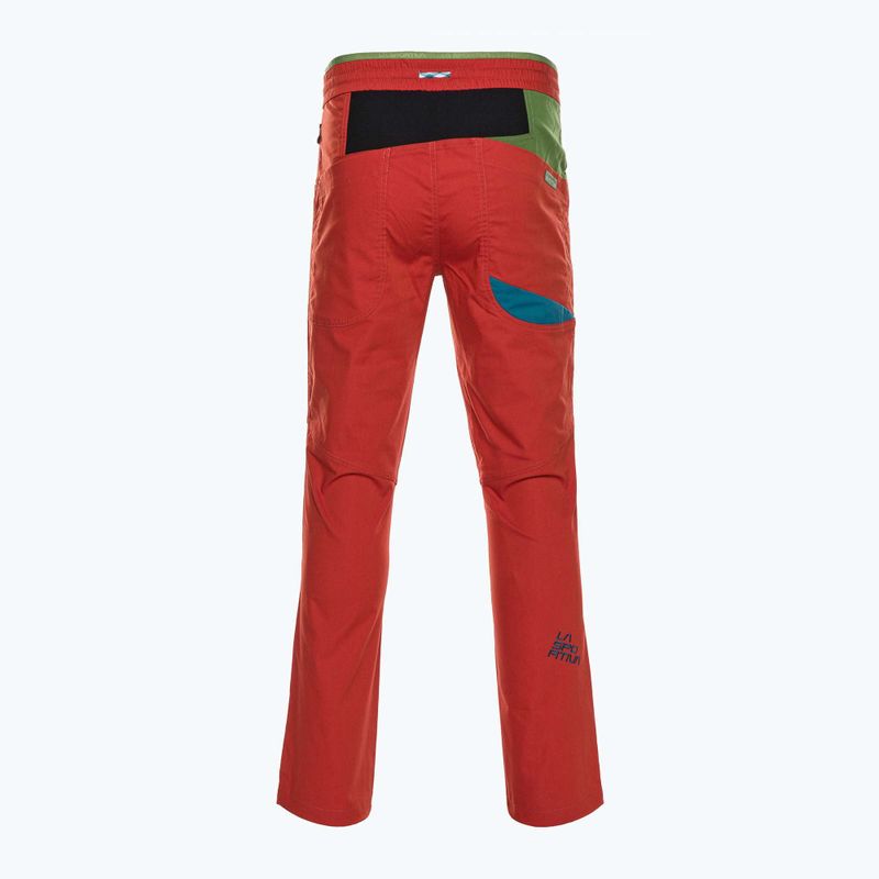 La Sportiva pánske lezecké nohavice Fuente red N69313718 2