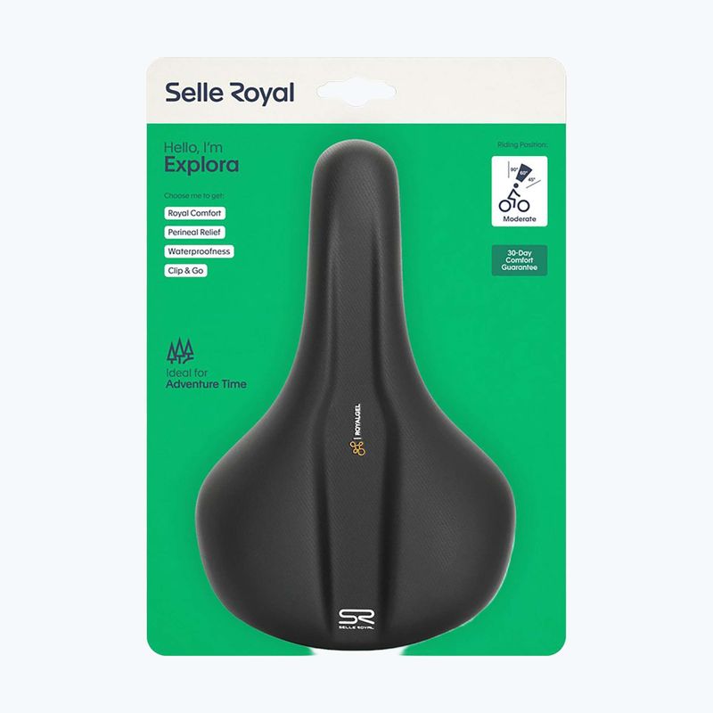 Sedlo na bicykel Selle Royal Explora Moderate 60St. black 4