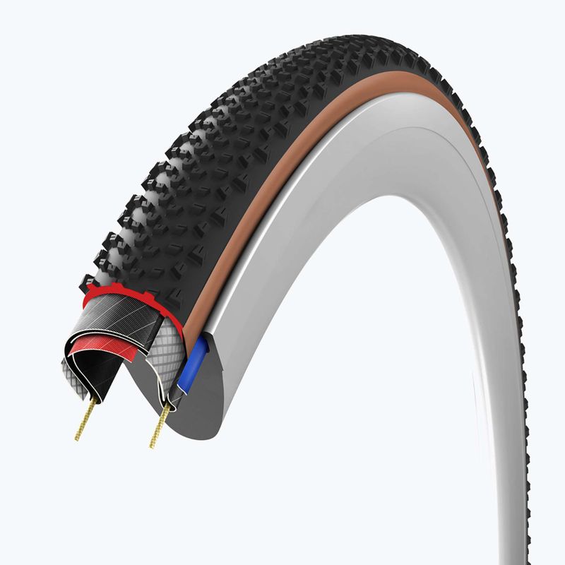 Plášť na bicykel Vittoria Terreno T60 G2.0 TLR Gravel Endurance black/brown 4
