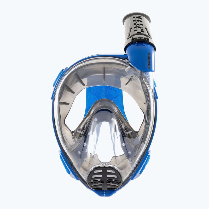 Celotvárová maska na šnorchlovanie Cressi Komodo Full Face blue/black 3