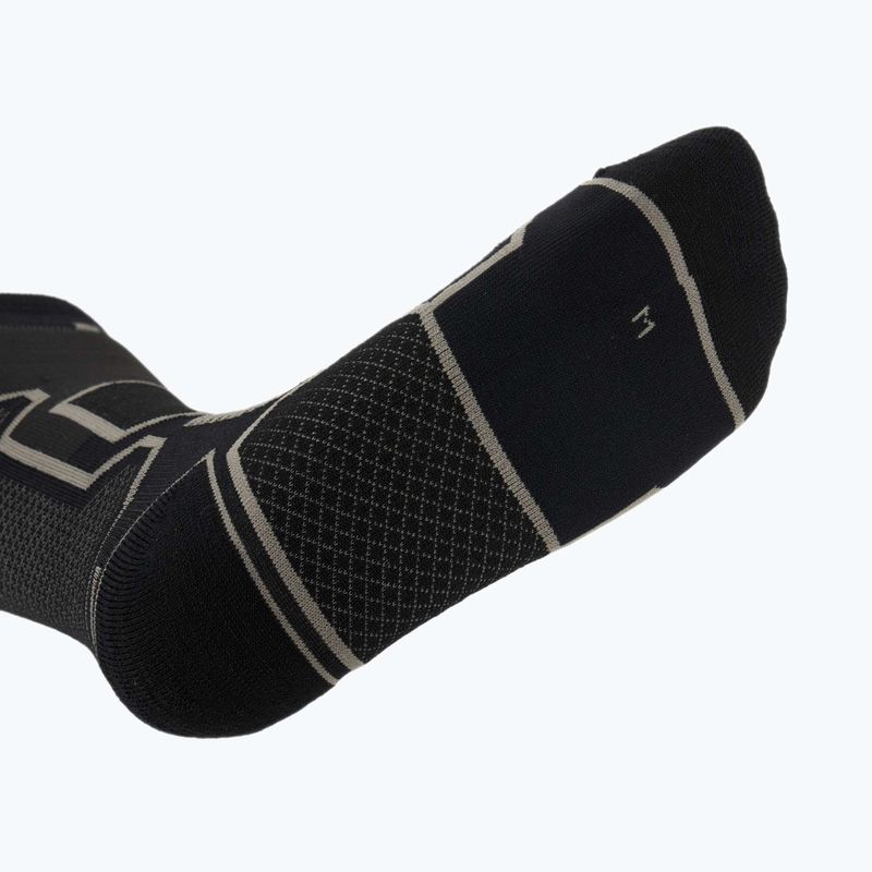 Lyžiarske ponožky Mico Medium Weight Warm Control Ski black grey 4