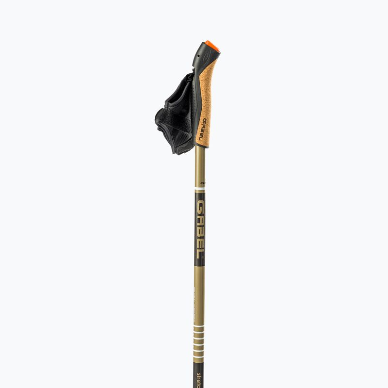 Palice na nordic walking GABEL Strech Lite brown 7008352621000 2