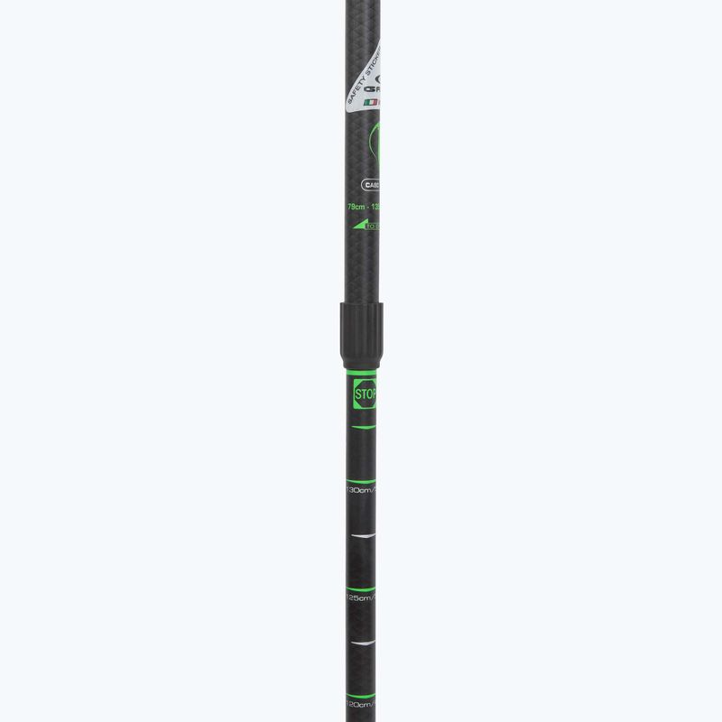 Nordic walking palice GABEL Carbon XT 2S 80 F.L. black/lime 4