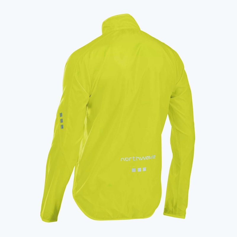 Pánska cyklistická bunda Northwave Vortex 2 yellow fluo 2