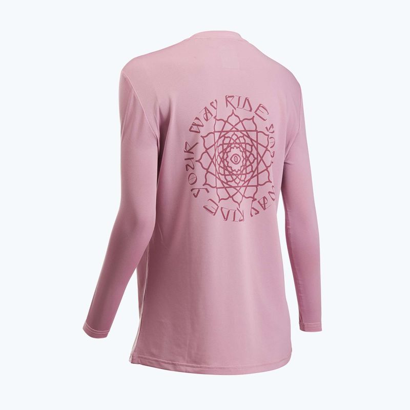 Dámsky cyklistický dres longsleeve Northwave Xtrail dusty malva 2