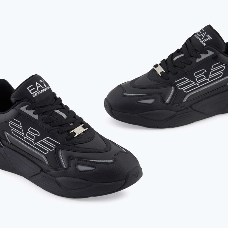 Topánky EA7 Emporio Armani Ace Runner Special triple black / silver 13