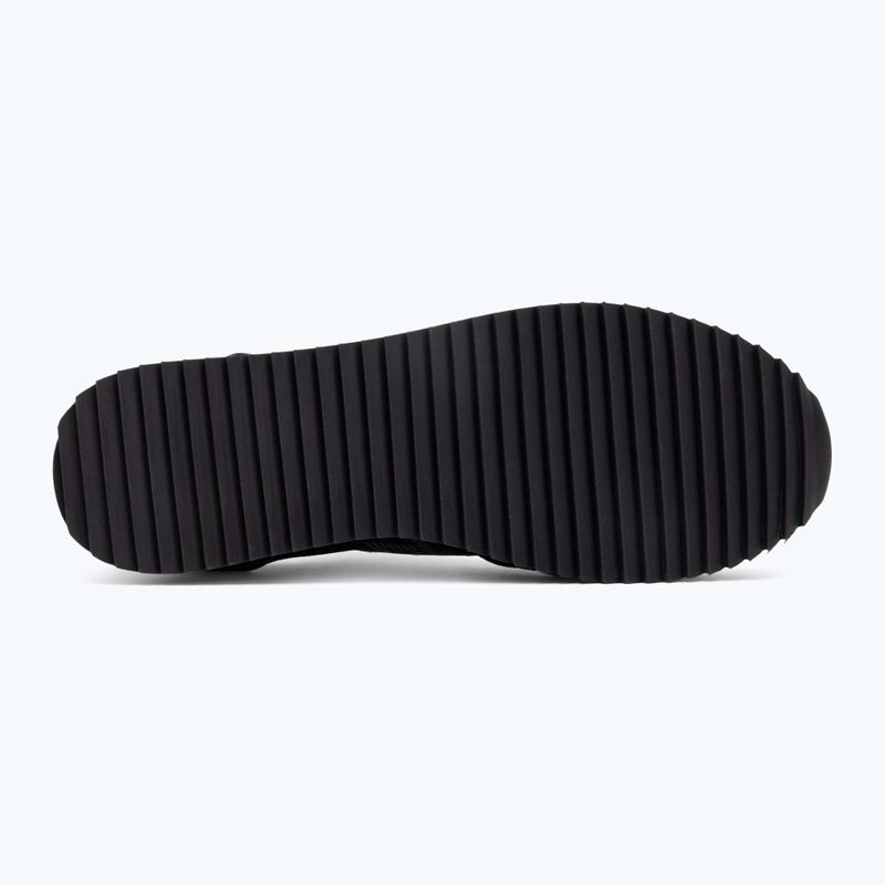 Topánky EA7 Emporio Armani Black & White Suede triple black micropunch 4